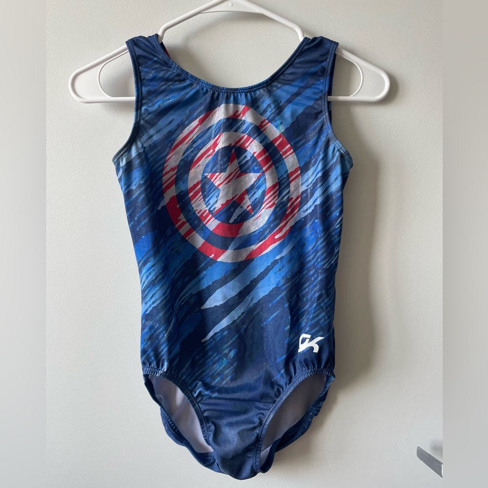 GK Elite: Captain America Themed Leotard
